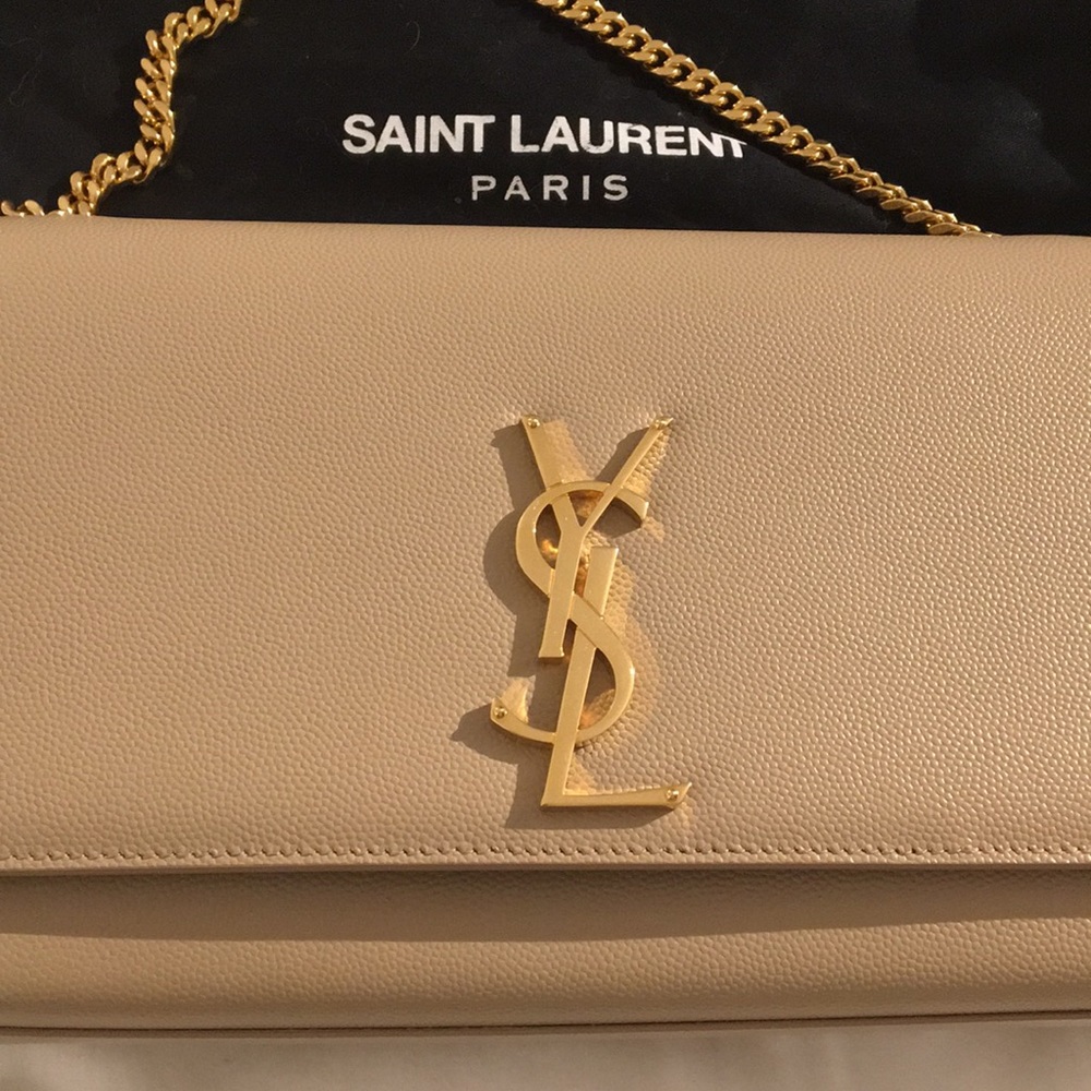 ✨🏆HP🏆✨YSL Saint Laurent Kate Medium Shoulder Bag - Picture 2 of 10